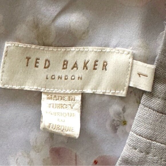Ted Baker London grey Radiad sheath mini dress size 4 - Picture 8 of 12
